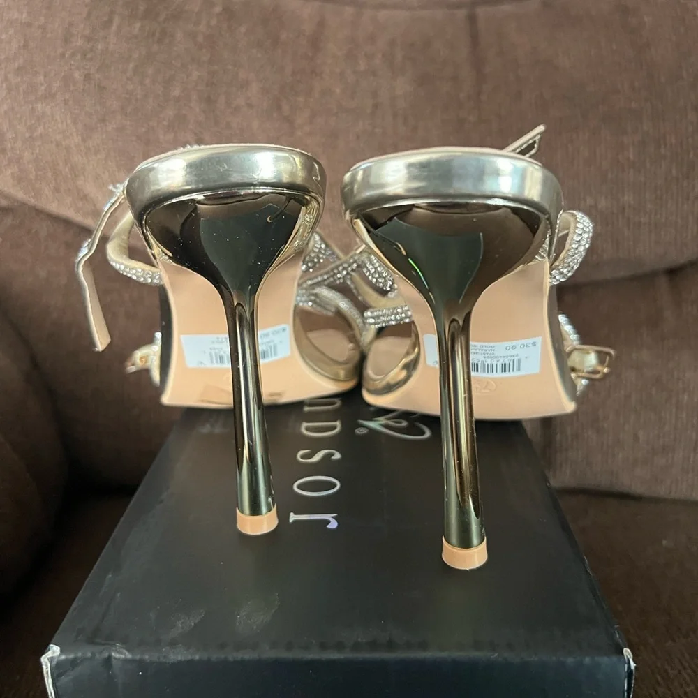 Windsor Gold Narala  Stiletto Heels - Picture 5 of 8